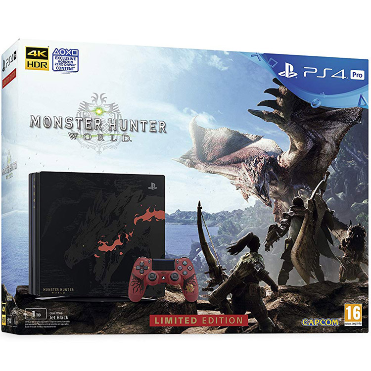 خرید پلی استیشن ۴ پرو | یک ترابایت باندل بازی Monster Hunter World